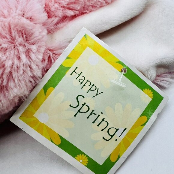 Sugarloaf Kellytoy Bunny Plush Pink Rabbit Carrot Feet Easter Pink Eyes Stuffed - Picture 11 of 11